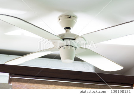 Ceiling fans in restaurants 139198121