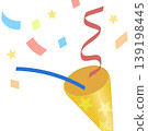 Illustration of party crackers and confetti 139198445