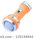 Flashlight 3D Icon, Glossy Repair and Maintenance Work Light Illustration for UI UX, Website, Mobile App, E-commerce and Education 139198844