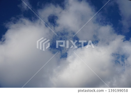 Clouds floating in the blue sky Clouds floating in the blue sky 139199058
