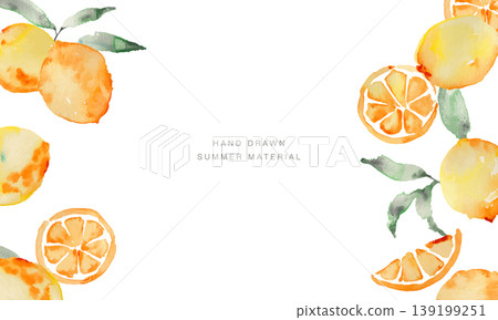 水彩畫。水彩風格的檸檬插圖。一組檸檬水彩向量插圖。 水彩畫。水彩風格的檸檬插圖。一組檸檬水彩向量插圖。 139199251