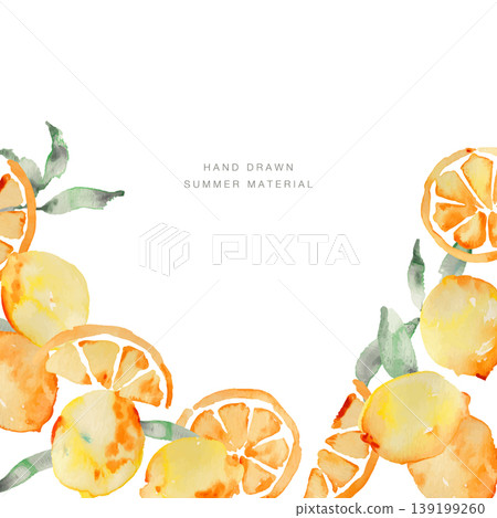 水彩畫。水彩風格的檸檬插圖。一組檸檬水彩向量插圖。 水彩畫。水彩風格的檸檬插圖。一組檸檬水彩向量插圖。 139199260