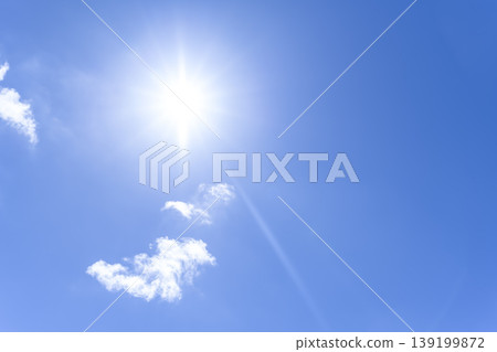 Summer sky background image featuring blue skies and sunlight - Yokohama Summer sky background image featuring blue skies and sunlight - Yokohama 139199872