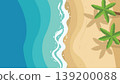 Aerial Coast Bali Beach Flat Design Illustration 139200088