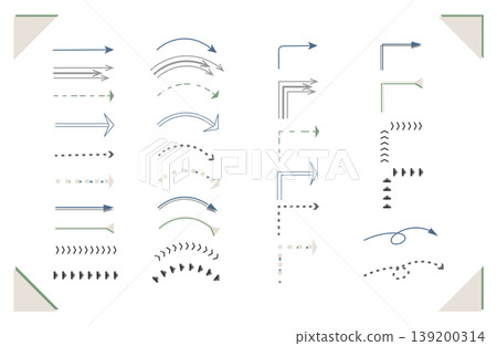 A set of arrows and flow charts for use in business documents. A set of arrows and flow charts for use in business documents. 139200314