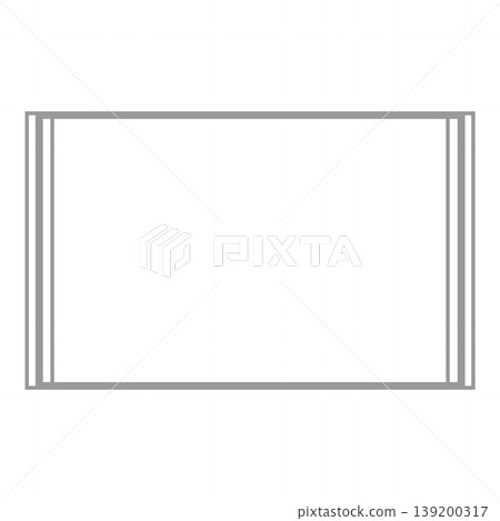 Copy space material in a gray rectangular frame 139200317