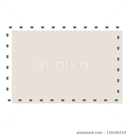 Copy space material with a beige dotted frame. 139200319
