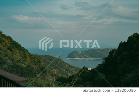從熱海別墅區看到的日落海景 從熱海別墅區看到的日落海景 139200380