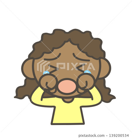 一個哭泣的黑人女孩 139200534