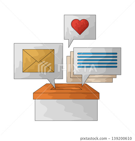 Illustration of Comment Box Illustration of Comment Box 139200610