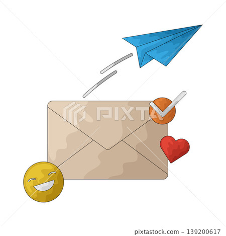 Illustration of Send Survey Illustration of Send Survey 139200617