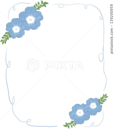 Small floral pattern frame 139200959