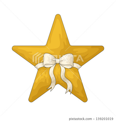 Illustration of Gift star Illustration of Gift star 139201019
