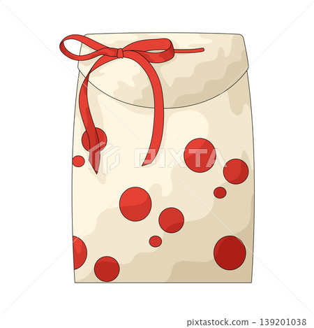 Illustration of gift bag Illustration of gift bag 139201038