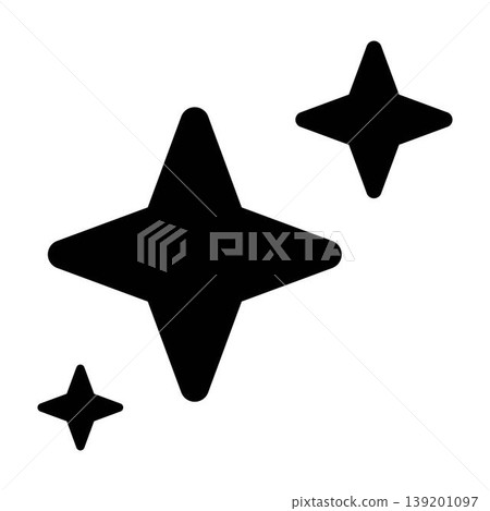 AI Sparkle Star Icon, Glyph style Glow Shine Light Symbol illustration AI Sparkle Star Icon, Glyph style Glow Shine Light Symbol illustration 139201097