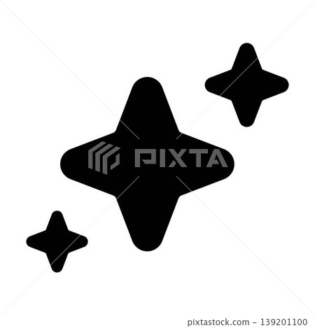 AI Sparkle Star Icon, Glyph style Glow Shine Light Symbol illustration AI Sparkle Star Icon, Glyph style Glow Shine Light Symbol illustration 139201100