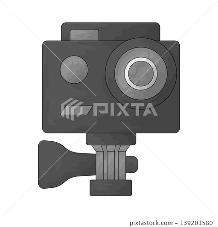 Illustration of Action Cam Illustration of Action Cam 139201580