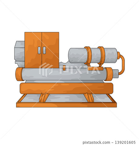 Illustration of Compressor Illustration of Compressor 139201605