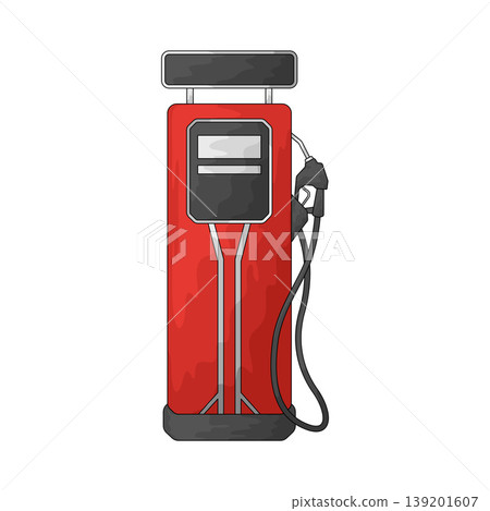 Illustration of Gas Pump Illustration of Gas Pump 139201607