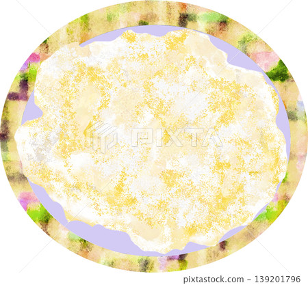 凝脂奶油的示意圖 凝脂奶油的示意圖 139201796