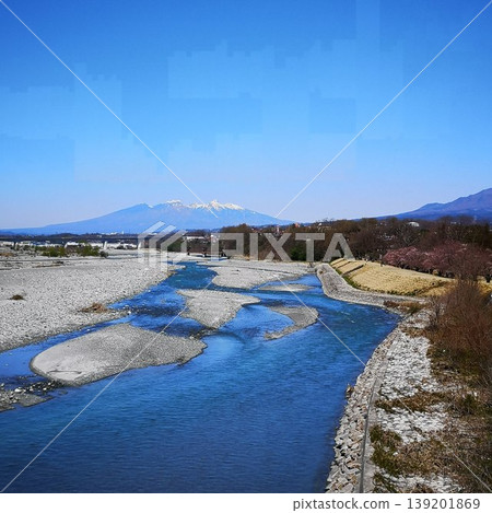 Shingen Embankment - View of Yatsugatake Shingen Embankment - View of Yatsugatake 139201869