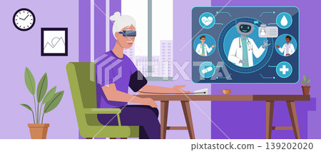 Elderly Patient Using Virtual Reality Telemedicine Elderly Patient Using Virtual Reality Telemedicine 139202020