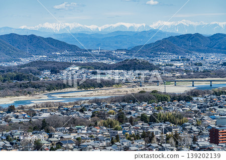 View from the observation deck of the tower at Kiso Sansen Park. View from the observation deck of the tower at Kiso Sansen Park. 139202139