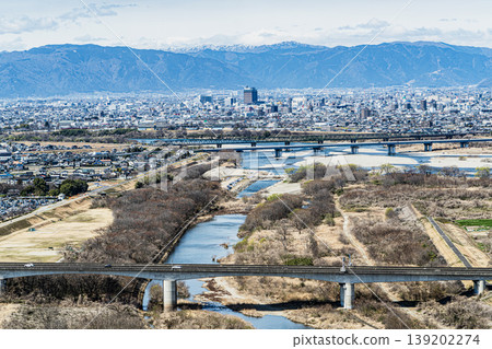 從木曾三千公園一之宮塔的觀景台上看到的景色 從木曾三千公園一之宮塔的觀景台上看到的景色 139202274