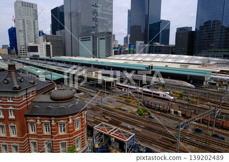 Tokyo Station, a major terminal station in Japan 139202489