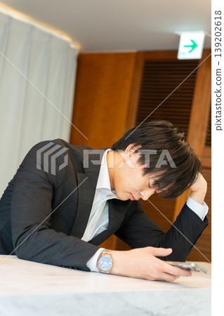 depressed businessman depressed businessman 139202618