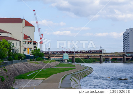 Hankyu Railway Imazu Line Railway Bridge Hankyu Railway Imazu Line Railway Bridge 139202638