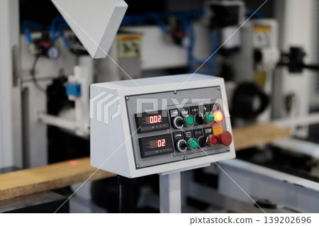 control console of automated woodworking machine control console of automated woodworking machine 139202696