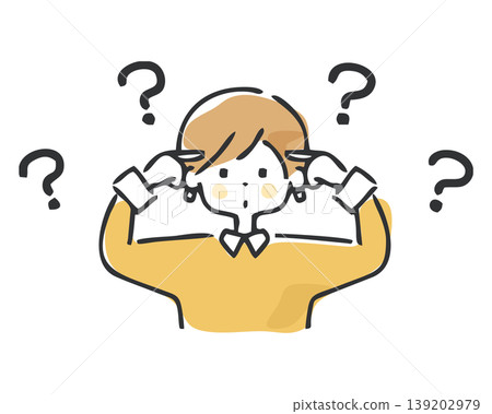 Woman wondering Woman wondering 139202979