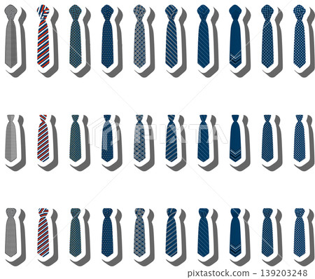 Set ties different types and neckties various size Set ties different types and neckties various size 139203248