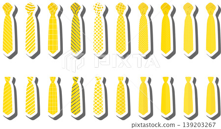 Set ties different types and neckties various size Set ties different types and neckties various size 139203267