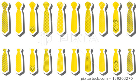 Set ties different types and neckties various size Set ties different types and neckties various size 139203270