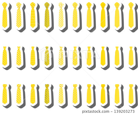 Set ties different types and neckties various size 139203273