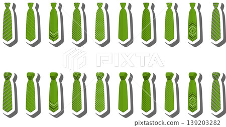 Set ties different types and neckties various size Set ties different types and neckties various size 139203282