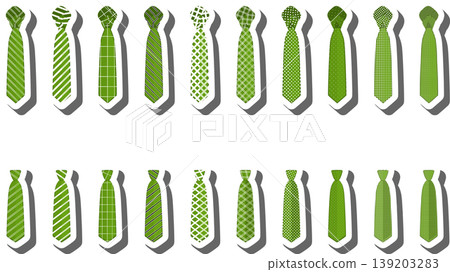 Set ties different types and neckties various size Set ties different types and neckties various size 139203283