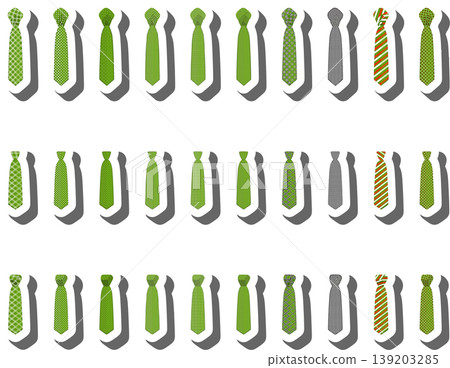 Set ties different types and neckties various size Set ties different types and neckties various size 139203285