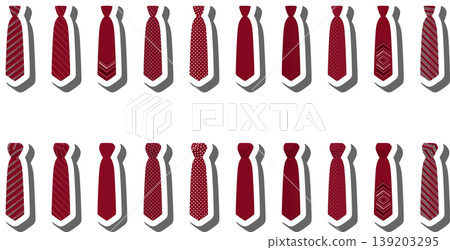 Set ties different types and neckties various size Set ties different types and neckties various size 139203295