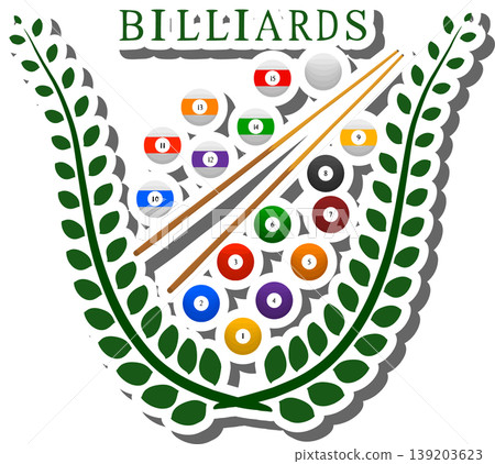 Collection accessory for sport game billiards Collection accessory for sport game billiards 139203623