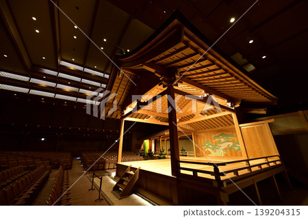 The Nagoya Noh Theater on the day of the performance's public opening (April 20, 2014) 139204315