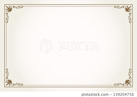 Sepia color floral decoration European vintage frame background material Sepia color floral decoration European vintage frame background material 139204738