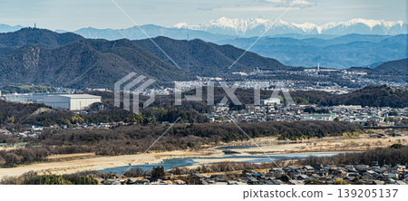 View from the observation deck of Ichinomiya Tower in Kiso Sansen Park View from the observation deck of Ichinomiya Tower in Kiso Sansen Park 139205137