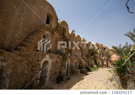 Ancient Berber ghorfas in Ksar of Medenine, Tunisia 139205217
