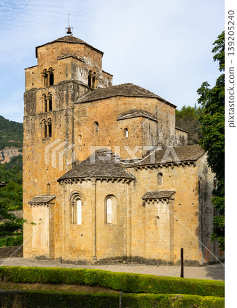 Architectural building of Iglesia de Santa Maria church located in Aragon Architectural building of Iglesia de Santa Maria church located in Aragon 139205240