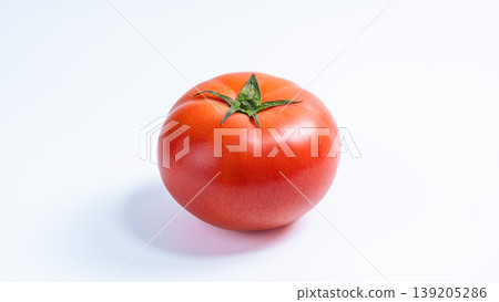 Fresh vegetable cutouts with tomatoes on a white background. Fresh vegetable cutouts with tomatoes on a white background. 139205286