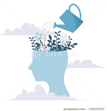 mental health illustration mental health illustration 139205557