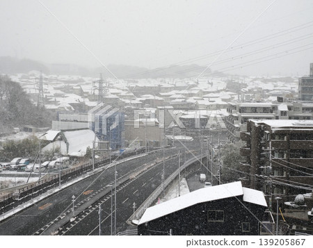 February 8, 2026, Yokohama, Heavy Snow 139205867